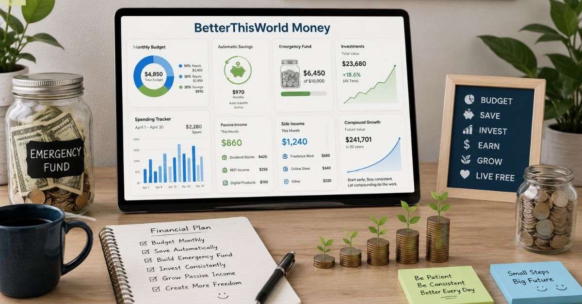 BetterThisWorld Money: Guide to Financial Freedom
