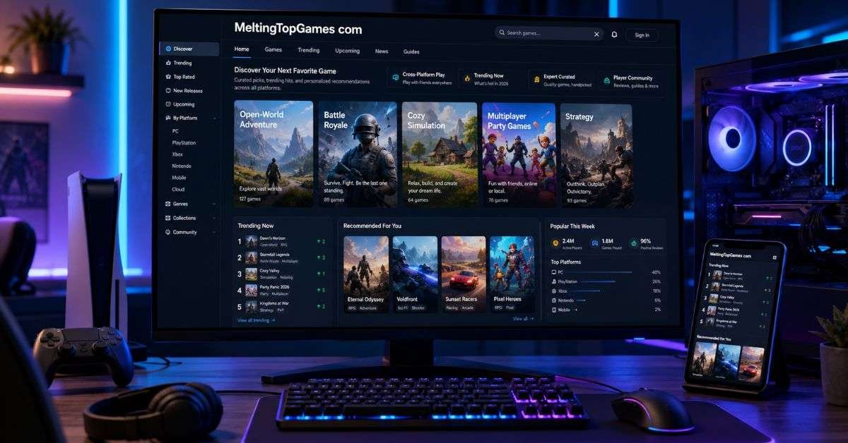 MeltingTopGames com Guide to Trending Games